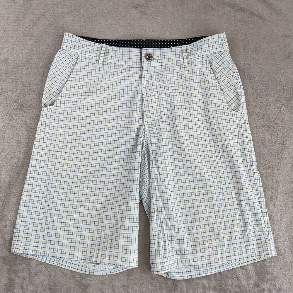 Lululemon Kahuna Shorts Men 34x11 Multi Plaid Performance Golf Athletic‎ Active
